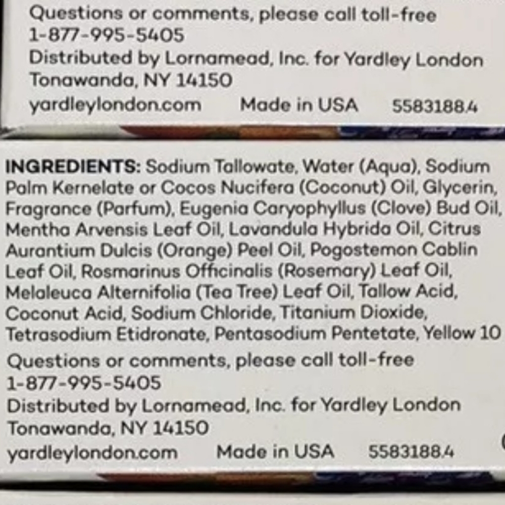 3 Bars of yardley of London Essential Oils Soap Super Blend Sensitive Skin Aroma - Picture 6 of 10
